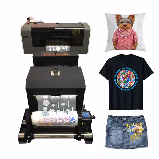 Máquina de impressão de camisetas com agitador e forno Pet Film 30cm Impressora Dtf